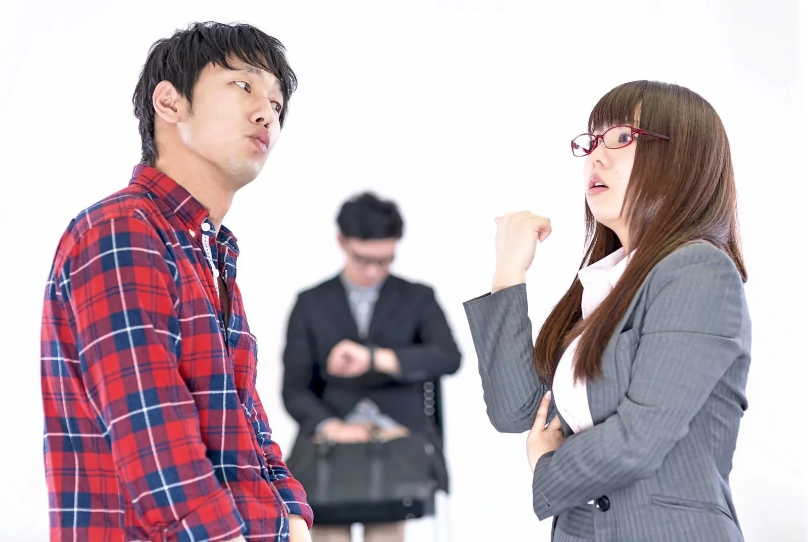 口論し合う男女